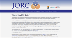 Desktop Screenshot of jorc.org